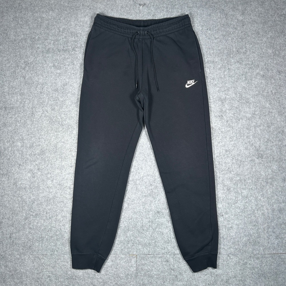 Nike Sweatpants Men Medium Black Sportswear Club Fleece Joggers Activewear